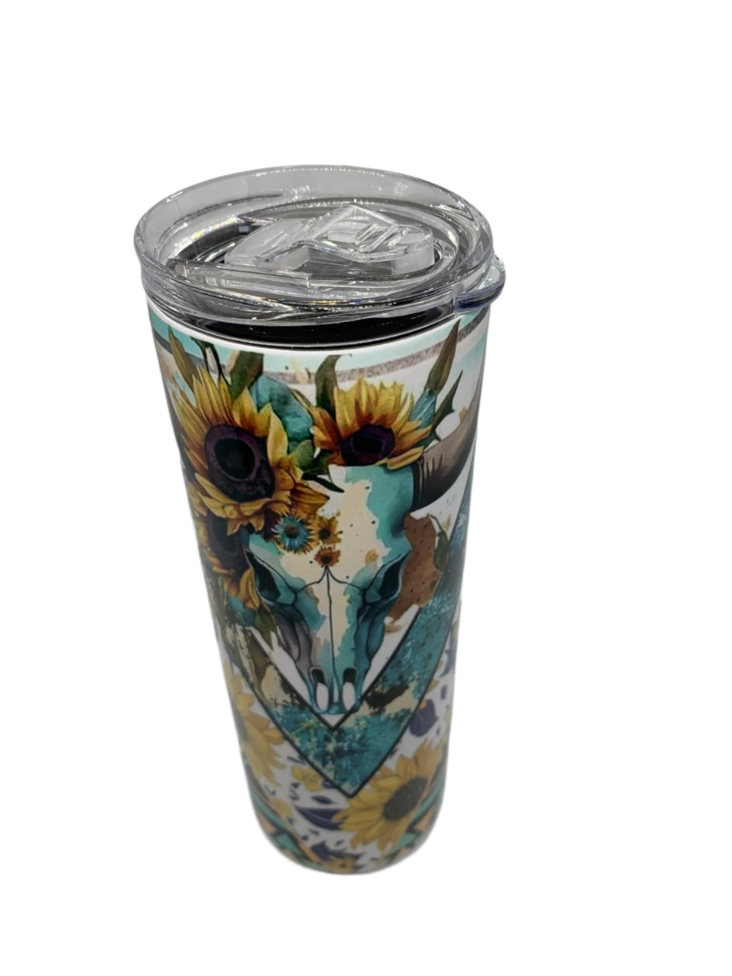 Bull Skull & Sunflowers