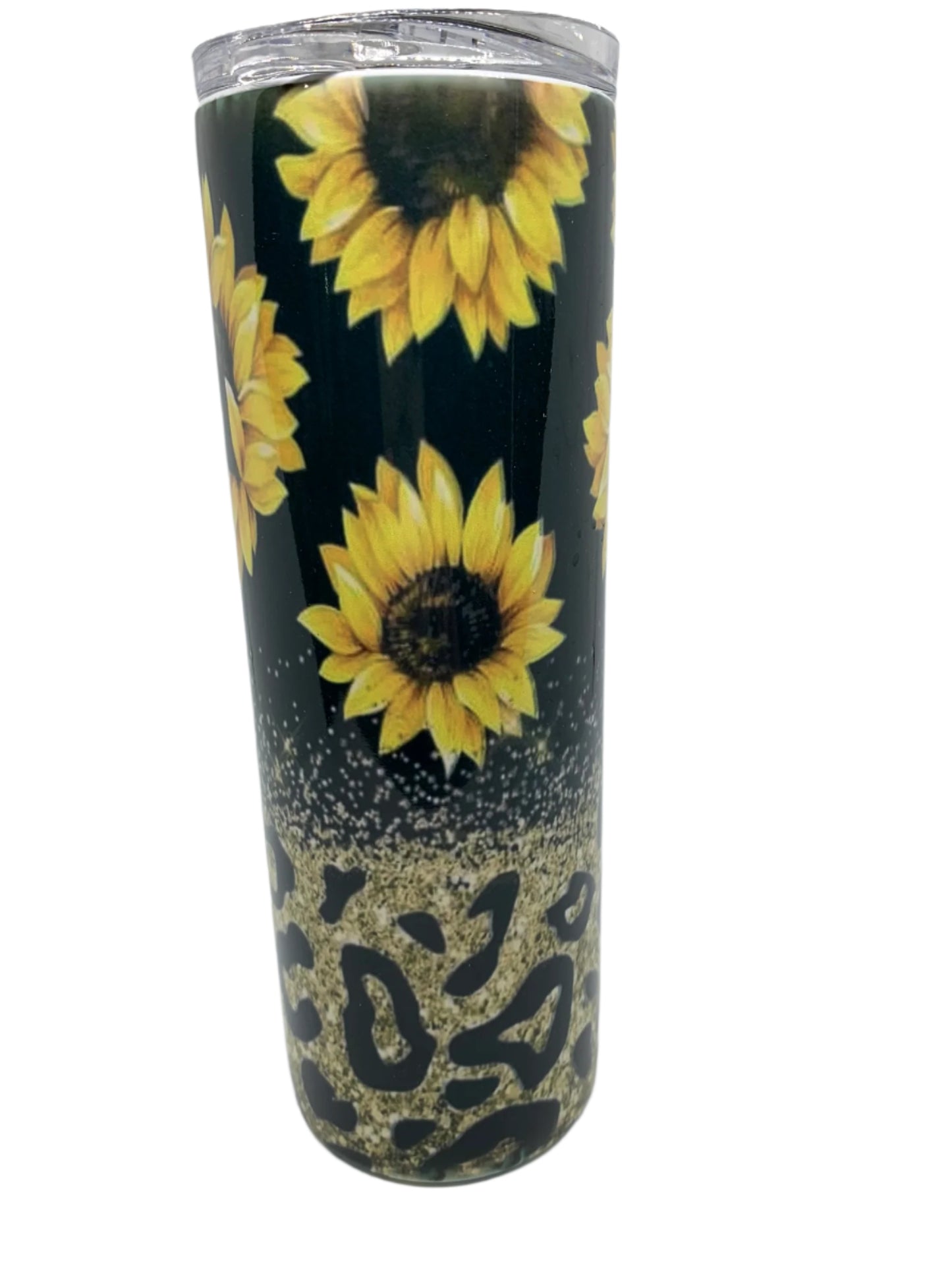 Sunflowers with Leopard Print