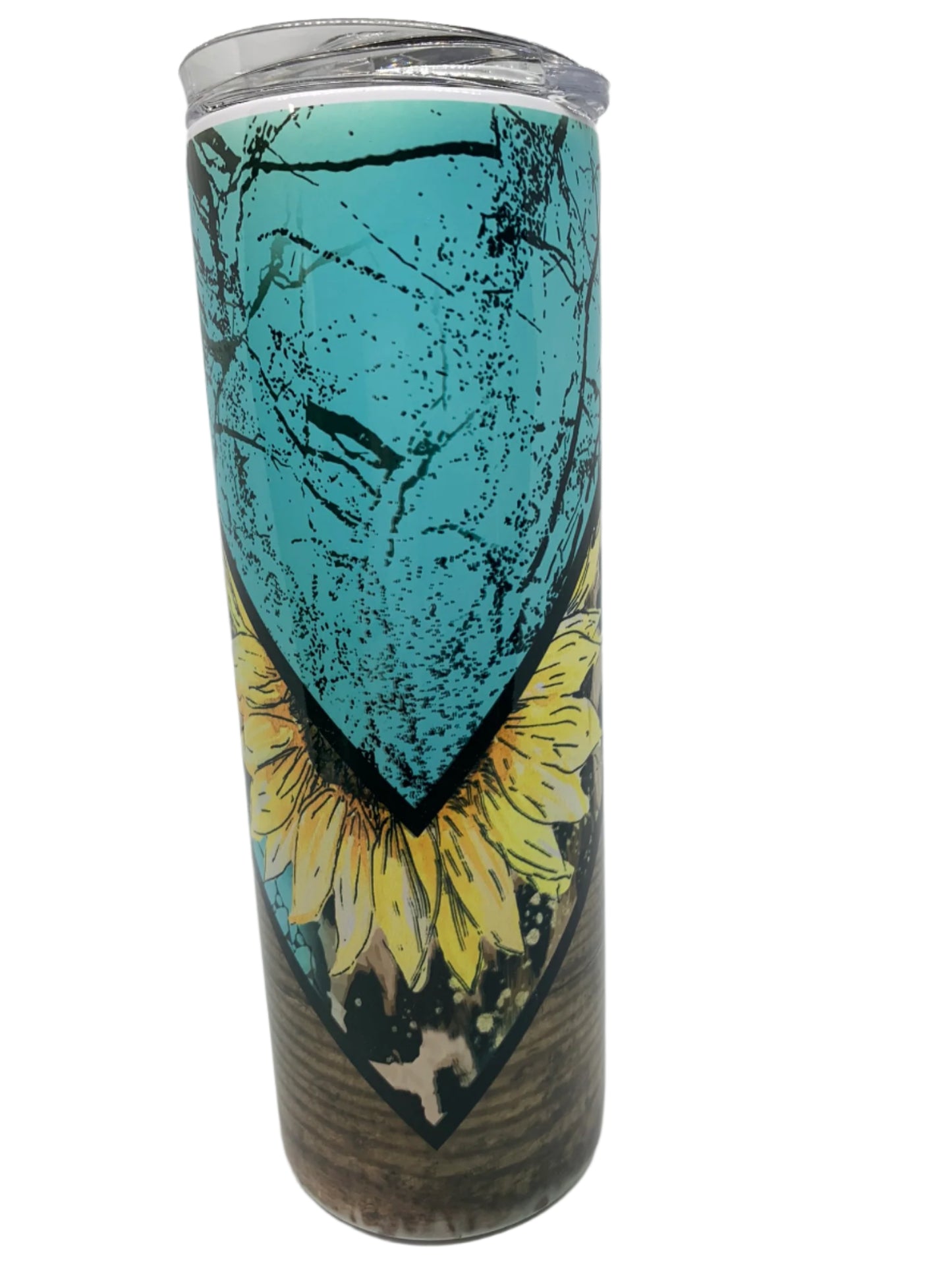 Turquoise and sunflower