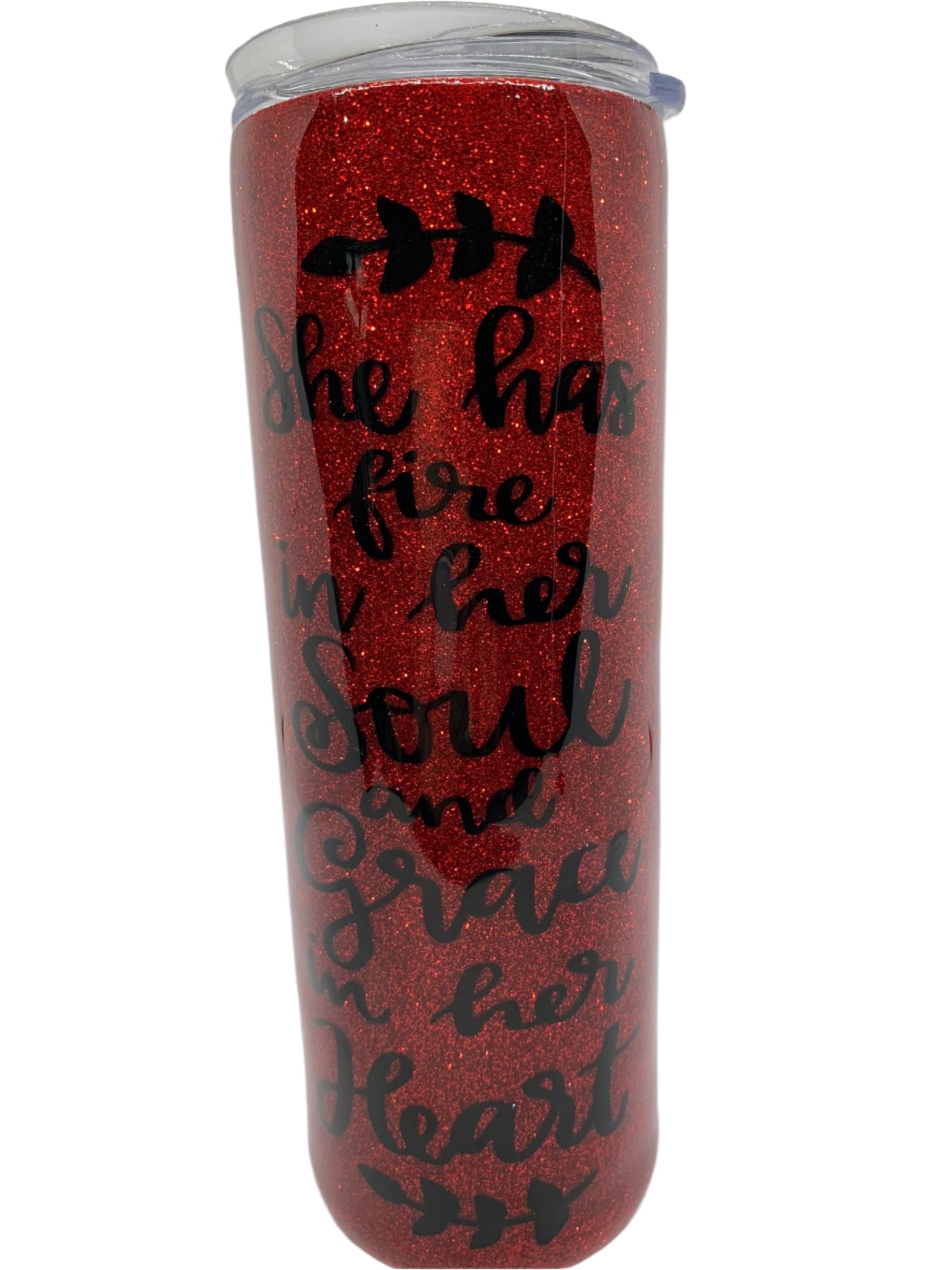 She has fire in her soul & grace in her heart