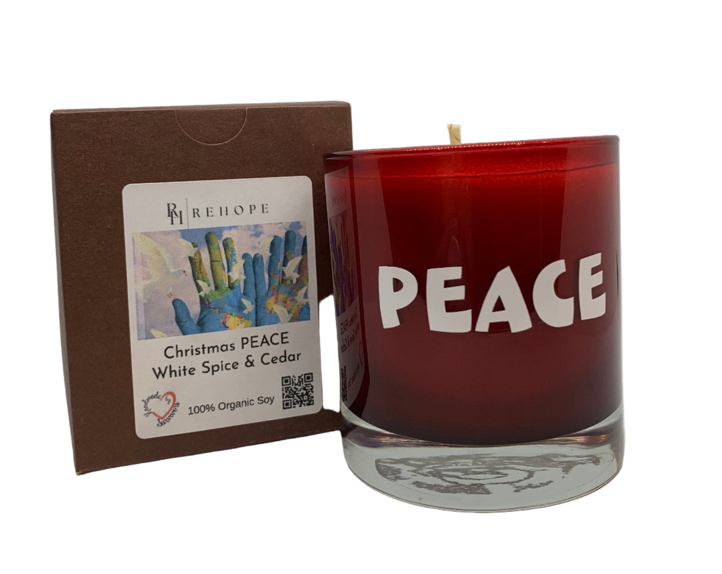 Christmas Peace Candle (White Spice & Cedar)