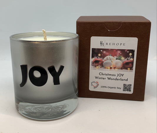 ✨ Joy Candle – Winter Wonderland